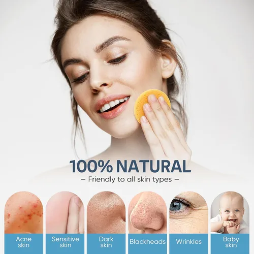 Miniatura 5 de GAINWELL Esponjas faciales comprimidas naturales de 50 colores, para limpieza facial, reutilizables y ecológicas, 50 unidades Varios