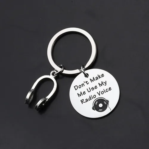 Miniatura 3 de FAADBUK Divertido regalo de DJ de radio regalo de anfitrión de radio No me hagas usar mi radio Regalo de voz para operadores de radio