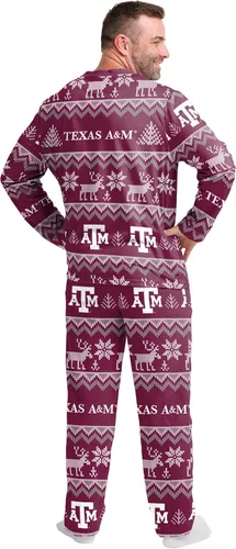 Miniatura 3 de FOCO - Conjunto de pijama familiar a juego con estampado llamativo del equipo de la NCAA, para unisex-adulto