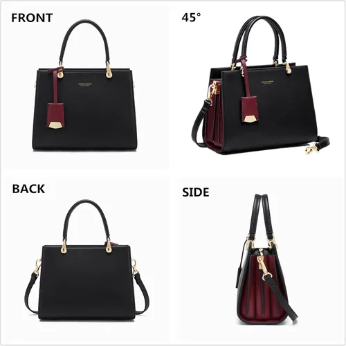 Miniatura 3 de Cnoles Bolsos de mano para mujer, de gran capacidad, bolso de hombro con asa para mujer