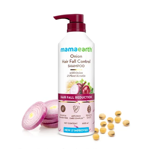 Miniatura 7 de MAMAEARTH Champú de cebolla con queratina de cebolla y plantas 8.45 fl oz (8.5 fl oz)