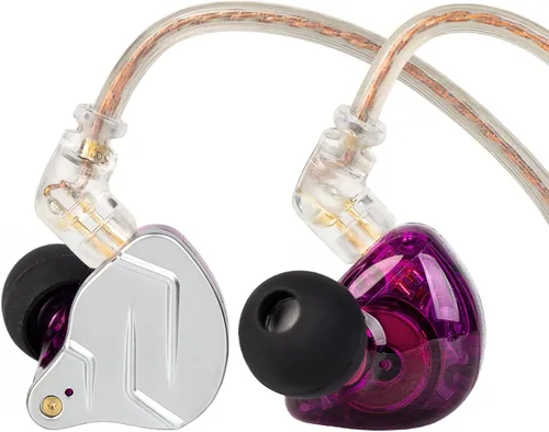Miniatura 12 de KZ ZSN Pro - Auriculares para videojuegos, monitor intrauditivo de alta fidelidad, sonido estéreo, auriculares IEM, cancelación de ruido, Gris