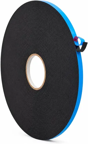 Miniatura 8 de WOD Cinta de montaje de espuma de doble cara, 1/8 pulgadas de grosor x 1/2 pulgada x 75 pies. Resistente a la intemperie para rellenar huecos, Negro
