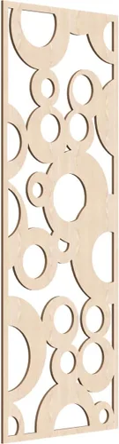 Miniatura 98 de Farwell Paneles de pared decorativos de madera con calado, 13 3/8 pulgadas de ancho x 34 3/8 pulgadas de alto x 1/4 de alto, roble rojo rojo