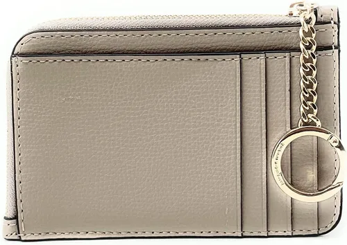 Miniatura 2 de Kate Spade - Tarjetero unisex Darcy de Laether con cremallera en L medio con llavero en gris pardo cálido, Topo cálido