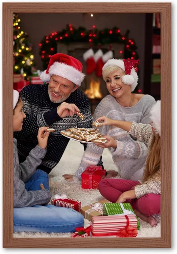 Miniatura 31 de Impresiones de lienzo personalizadas enmarcadas con tus fotos, impresión personalizada de foto a lienzo, regalos para parejas, amigos, familia, Negro