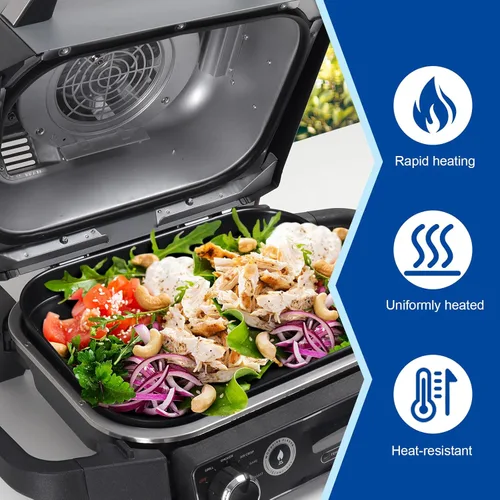 Miniatura 4 de SafBbcue Placa de parrilla para parrilla Ninja Woodfire OG700 Series Outdoor Grills, para Ninja OG701 OG751 XSKGRDPLT Woodfire Grill Flat Top
