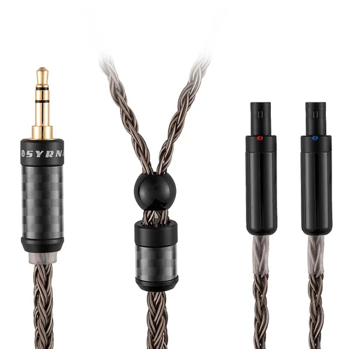 Miniatura 9 de Cable equilibrado de 0.098 pulgadas compatible con Sennheiser HD800s, HD800, HD820s, HD820, HD8XX, Dharma D1000 16 núcleos actualización de repuesto