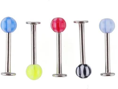 Miniatura 5 de Oasis Plus Balala Sin Duplicados 110 PCS Joyería Corporal Piercing Barbell Ceja Ombligo Vientre Lengua Labio Barra Cartílago Nariz Septum Anillos 22