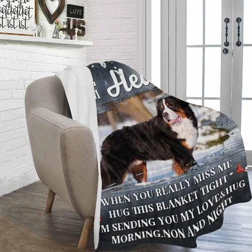 Miniatura 3 de Artsadd Manta conmemorativa personalizada con fotos para la pérdida de perros y gatos, manta conmemorativa personalizada, regalos de memoria amorosa