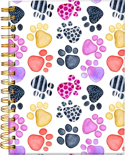 Miniatura 7 de iampanda Cuaderno Diario en Espiral, Animales Lindos Encuadernación Fuerte de Doble Alambre con Papel Premium para Niñas Mujeres, 60 Hojas A5