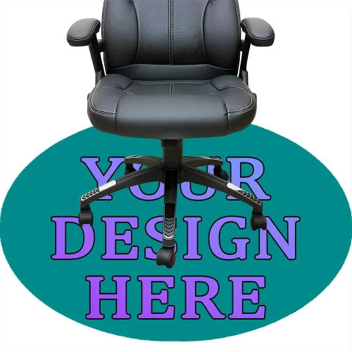 Miniatura 21 de Tapete redondo personalizado para silla de escritorio de oficina, diseño de tu propio logotipo de foto, texto, alfombrillas circulares