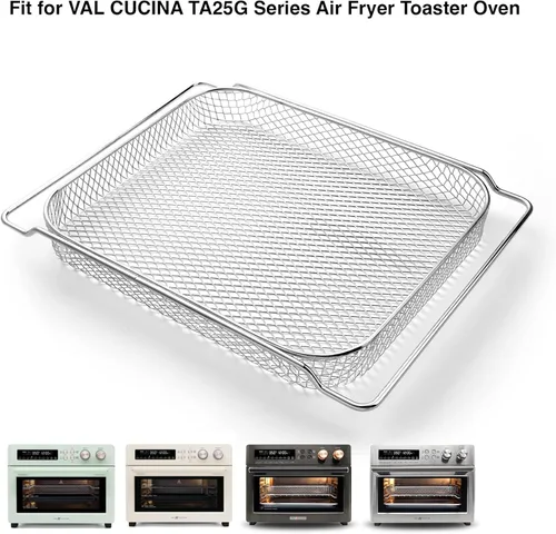 Miniatura 3 de VAL CUCINA Cesta de freír de aire, compatible con horno tostador de freidora de aire TA-25G (cesta para freidora de aire)