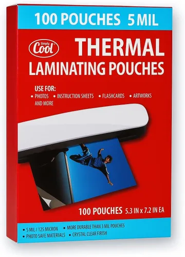 Miniatura 17 de Hojas de laminación térmica de 0.2 fl oz (225 unidades) tamaños de cartas, fotos, tarjetas, tarjetas de notas, tarjeta de identificación y tarjetas