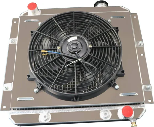 Miniatura 4 de ECMRAD Radiador de 3 filas para Toyota Land Cruiser FJ40 FJ45 1958-1984 6CYL 3.9L/4.2L Aluinum completo