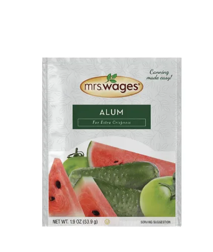 Mrs. Wages Alumbre, fácil de usar, añade frescura adicional a la variedad de alimentos, ajuste extra en cada bocado, paquete de 1.9 onzas (paquete