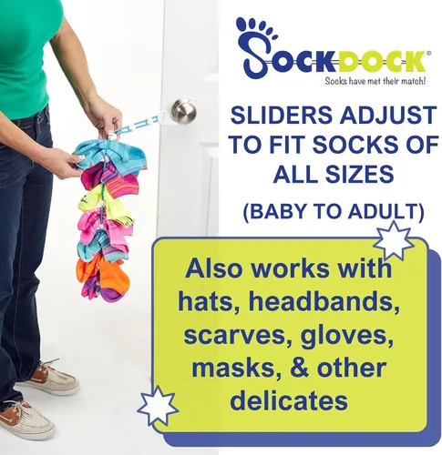 Miniatura 6 de Solución de lavandería para lavar secar y almacenar calcetines en pares, sujetar calcetines en lavadora, secadora y armario, paquete de 2