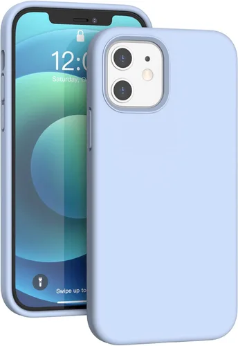 Miniatura 202 de Funda de silicona líquida compatible con iPhone 11 (6.1 pulgadas), cubierta de goma de gel de protección completa con forro de microfibra suave