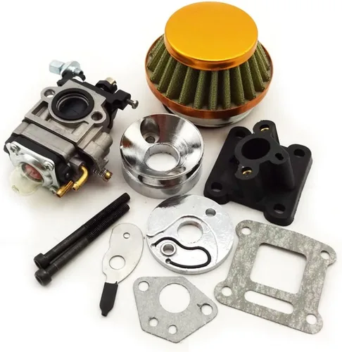 Miniatura 5 de rendimiento del carburador Kit de filtro de aire de apilar para 47 cc 49 cc Mini Moto ATV Pocket Bike