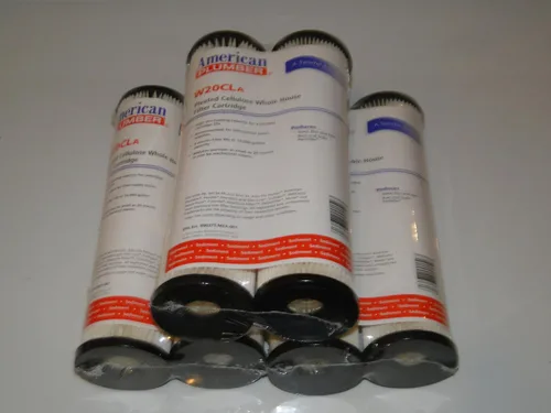 Miniatura 2 de American Plumber Cartucho de filtro de sedimentos para toda la casa W20CLA Riego de bomba de pozo de 20 micrones (6)