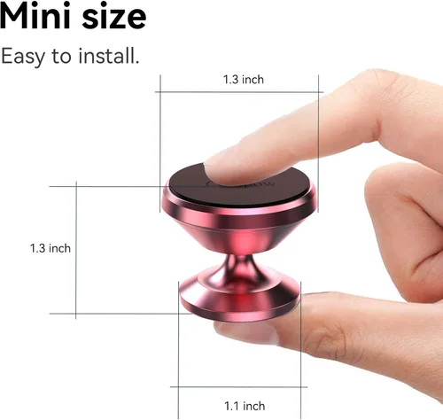 Miniatura 4 de Coolpow 【2 paquetes】Soporte magnético para teléfono para automóvil【Imán fuerte】Soporte de teléfono para tu coche Soporte de teléfono para automóvil