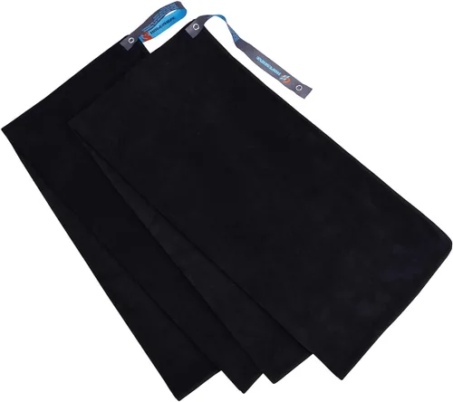 Miniatura 3 de HOPESHINE Toallas grandes de gimnasio para hombres y mujeres, color negro, para entrenamiento, sudor, súper absorbente, toalla de viaje deportiva