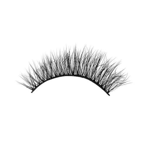 Miniatura 31 de Pooplunch - Pestañas postizas finas de visón sintético, estilo ojo de gato, naturales, cruzadas, tipo racimo, efecto 8D de volumen, tiras