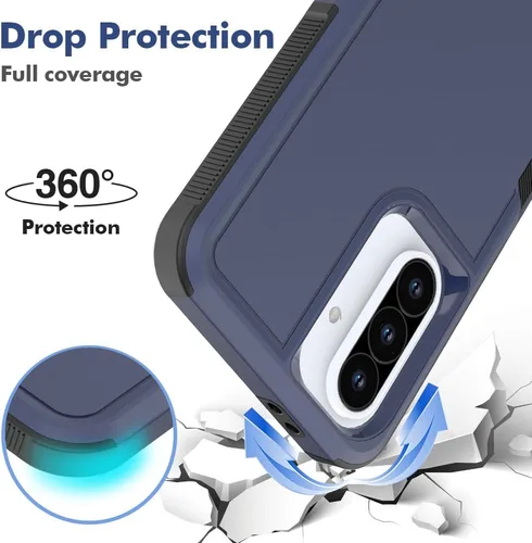 Miniatura 273 de Jeylly Compatible con Samsung Galaxy A22 5G Funda, Funda Samsung A22 5G con 2pcs protectores de pantalla de vidrio templado
