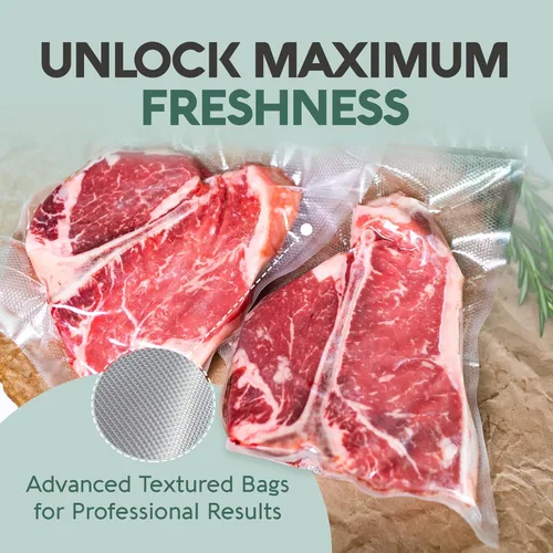 Miniatura 2 de Avid Armor bolsas comerciales para envasar al vacío, libres de BPA, ideales para Sous Vide. Paquete de 100 unidades., Transparente