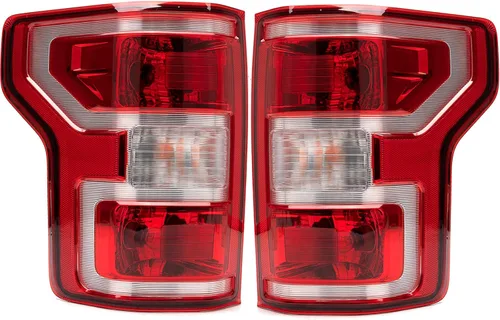 Miniatura 12 de Carcasa de luz trasera compatible con lámparas de freno traseras del lado del conductor y del pasajero de Ford F150 F-150 2004-2008