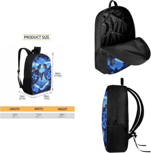 Miniatura 117 de HUGS IDEA Juego de 3 bolsas escolares con aislamiento térmico para el almuerzo, estuche para lápices
