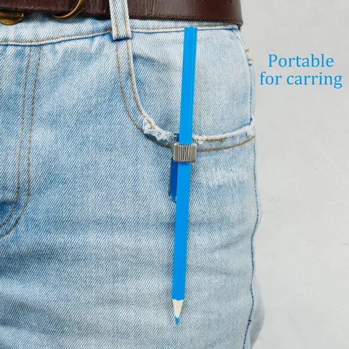 Miniatura 7 de Outus 12 soportes para bolígrafos para portapapeles de metal con bucles de resorte ajustables, organizador de clip de acero al manganeso