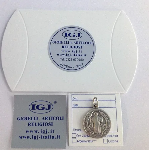 Miniatura 5 de MEDALLA DE SAN BENEDICTO DE NORCIA - MEDALAS DEL PATRON SAINTS - 100 HECHO EN ITALIA