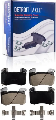 Miniatura 39 de Detroit Axle - Kit de freno delantero para Ford F-150 2010-2011, Ford Expedition Lincoln Navigator 2010-2021, repuesto de pastillas de freno