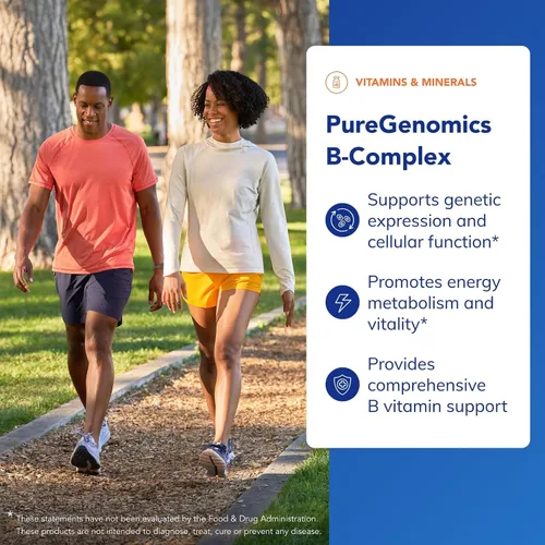 Miniatura 3 de Pure Encapsulations PureGenomics B-Complex - Soporte de vitamina B de amplio espectro para expresión genética, función celular, producción