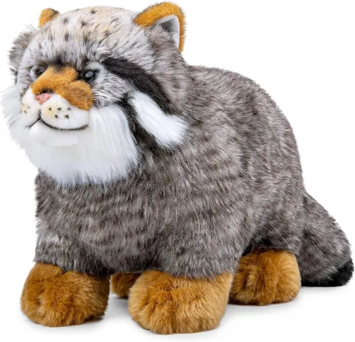 Miniatura 10 de Gato corto británico de peluche, gato gris de peluche de 11 pulgadas, juguete suave para niños (gato británico de pelo corto 2)