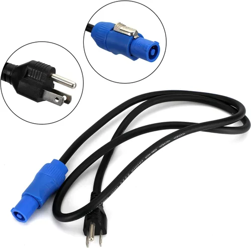 Miniatura 5 de Cable de alimentación de 3.3 ft para 350 W/330 W/280 W/230 W/200 W cabeza móvil enchufe de EE. UU