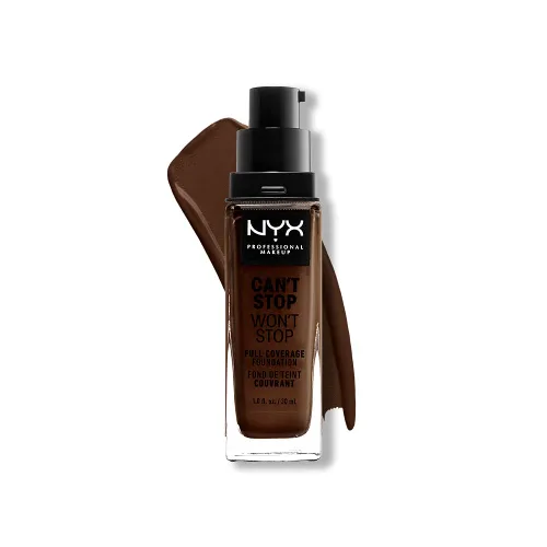 Miniatura 40 de NYX Professional Makeup Can't Stop Won't Stop - Cepillo para base de maquillaje Negro