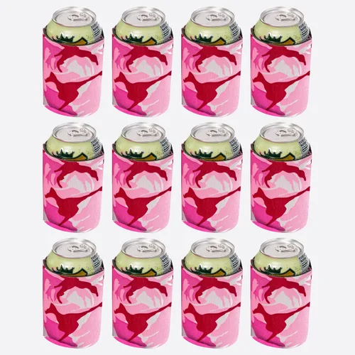 Miniatura 22 de QualityPerfection Fundas enfriadoras de latas de cerveza (25) de espuma, portavasos de 12 oz para sublimación personalizada HTV, vinilo, bricolaje