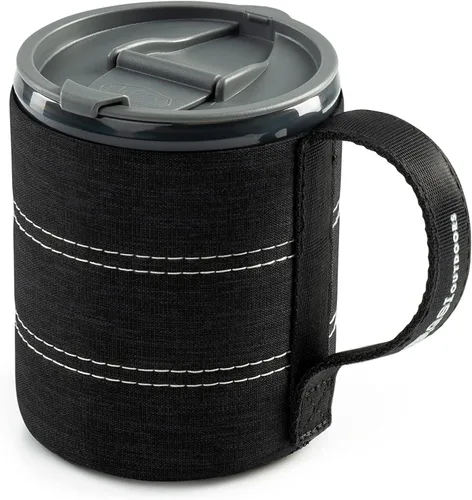Miniatura 5 de GSI Outdoors Infinity Backpacker Mug - Taza de café ligera sin BPA para viajes, equipo de campamento, mochileros y exteriores - 17 oz. Verde Jaspeado