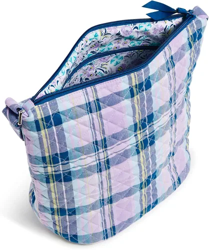 Miniatura 4 de Vera Bradley - Bolsa cruzada de algodón para mujer
