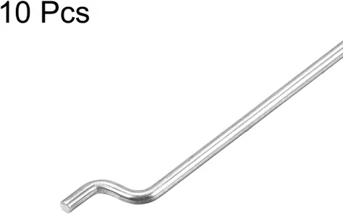 Miniatura 3 de uxcell Piezas de acero de 0.059 in x 12.795 in (12,7 pulgadas) para repuesto de barras de tracción y empuje para avión RC (paquete de 10)