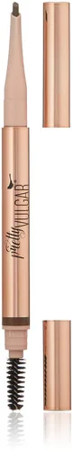 Pretty Vulgar Defined Brilliance - Lápiz de cejas de doble cara, acabado natural, de larga duración, resistente al agua, vegano, sin gluten y libre
