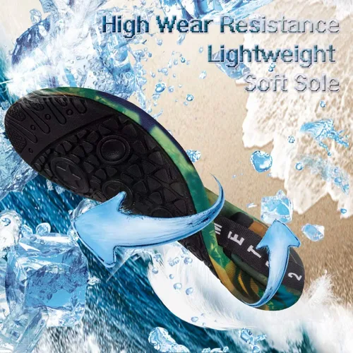 Miniatura 4 de YALOX - Zapatos acuáticos, de secado rápido, sensación de pies descalzos, para mujer y hombre calcetines acuáticos para exterior, playa, natación