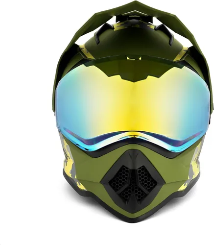Casco para niños y jóvenes de motocicleta Orthrus, certificado DOT, casco integral para bicicleta de tierra para ATV todoterreno, motocicleta BMX,