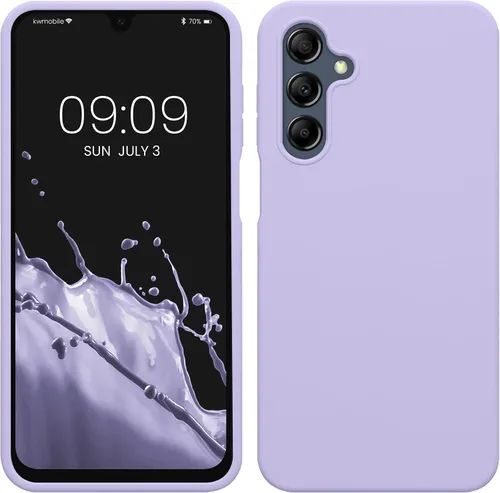 Miniatura 138 de kwmobile Funda Compatible con Samsung Galaxy A14 5G - Funda de teléfono de TPU y silicona con acabado suave - Verde Lima