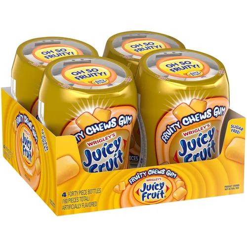 Miniatura 11 de Juicy Fruit Gum Goma de mascar original de burbujas, 5 unidades (paquete de 18)