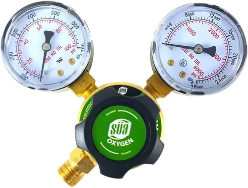 Miniatura 7 de SÜA - Medidores de gas de soldadura con regulador de propano - CGA-510 - Conector trasero - Serie LDP - Revise todas las imágenes y lea