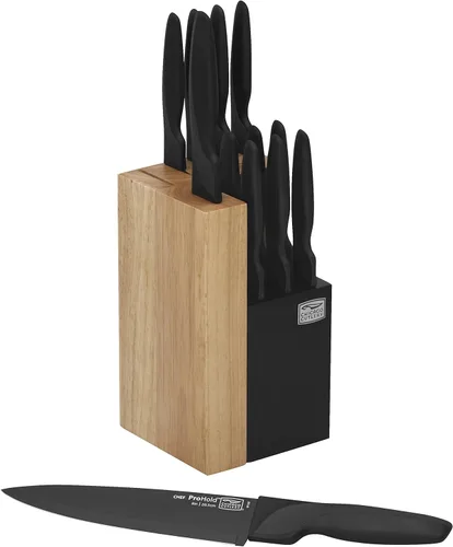 Miniatura 7 de Chicago Cutlery - Juego de cuchillos Malden (16 piezas) con bloque de cocina de madera y afilador incorporado, mangos contorneados y juego de Acero
