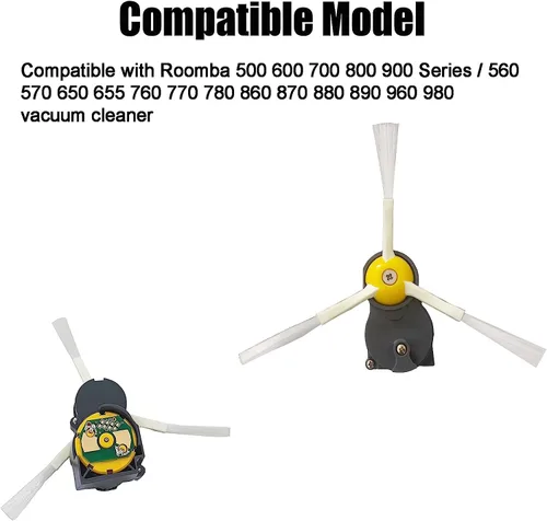 Miniatura 2 de Motor de cepillo lateral de repuesto para IRobot Roomba 900,800,700 y 600 Series 960 980 985 860 870 877 880 890 891 895 805 761 770 780 790 614 650